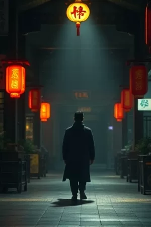 便利店的第七年封面，深夜便利店的玻璃门与冷柜灯光
